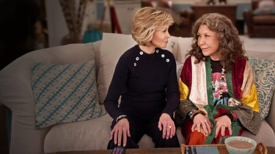 Jane Fonda and Lily Tomlin in Grace and Frankie