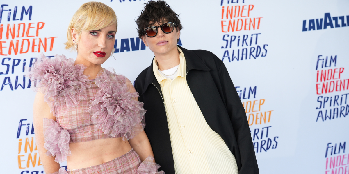 Zoe Lister-Jones and Sammi Cohen on the red carpet for the Spirit Awards