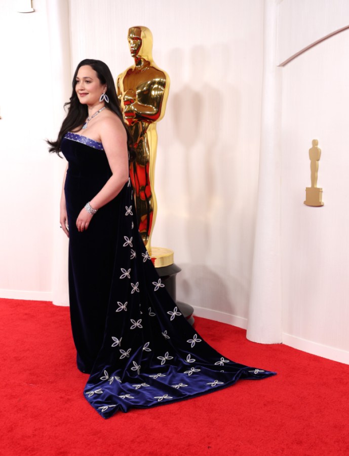 HOLLYWOOD, CALIFORNIA - MARCH 10: Lily Gladstone attends the 96th Annual Academy Awards on March 10, 2024 in Hollywood, California. 