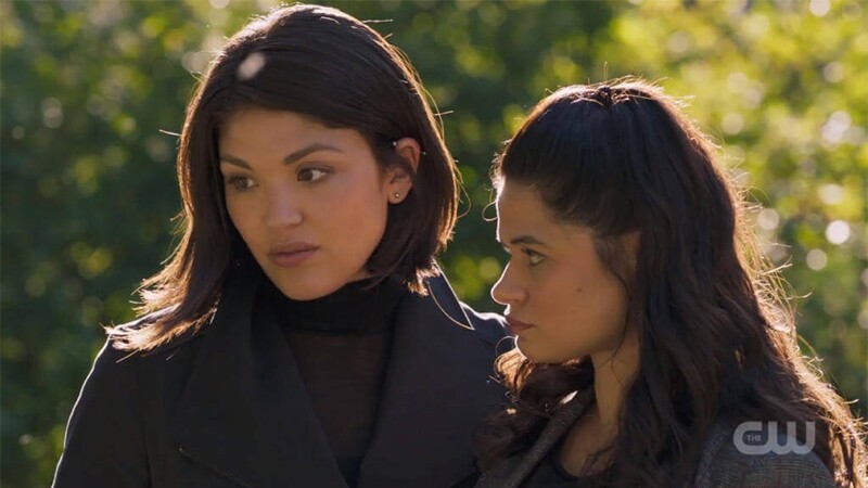 Best Lesbian Sci-Fi TV: Ellen Tamaki and Melonie Diaz as Niko and Mel