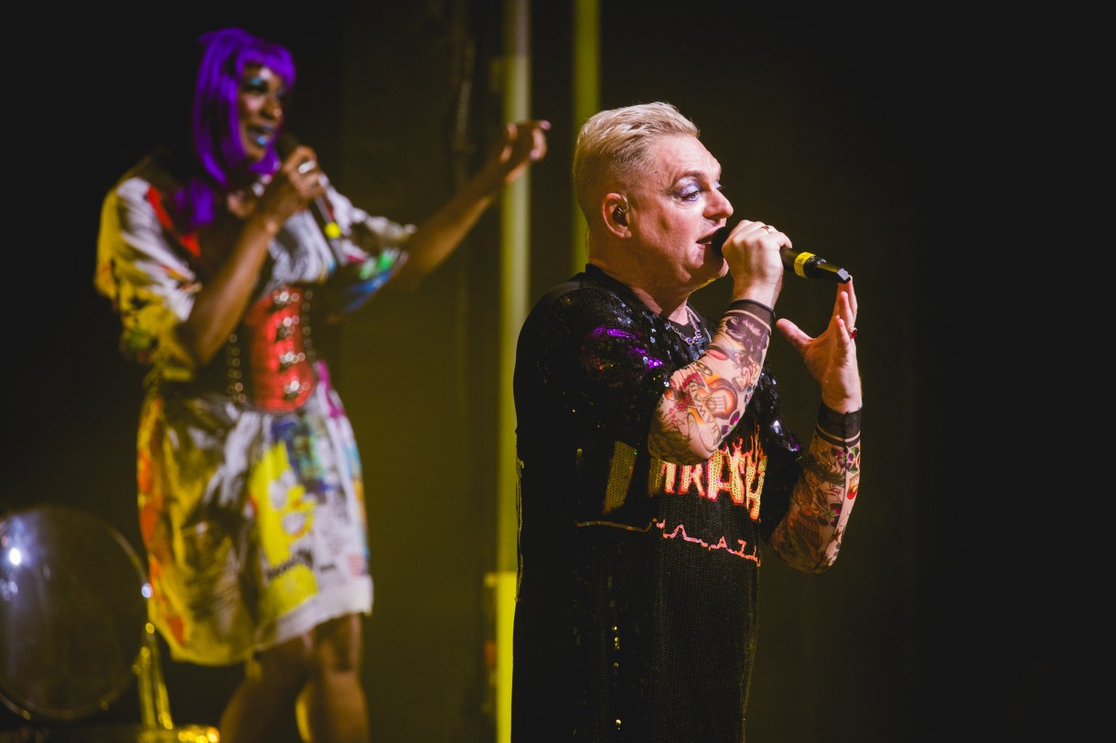 Erasure performs in Grand Rapids in 2018