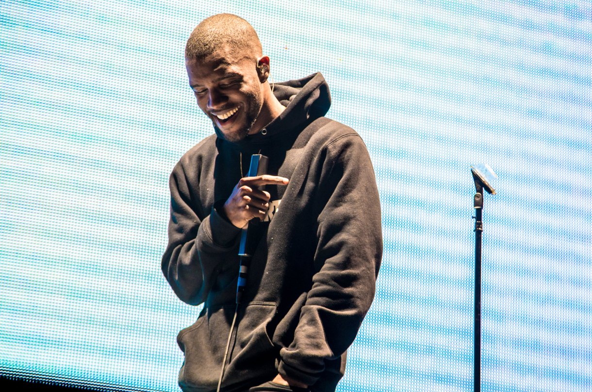 Frank Ocean performing at the Pemberton Music Festival