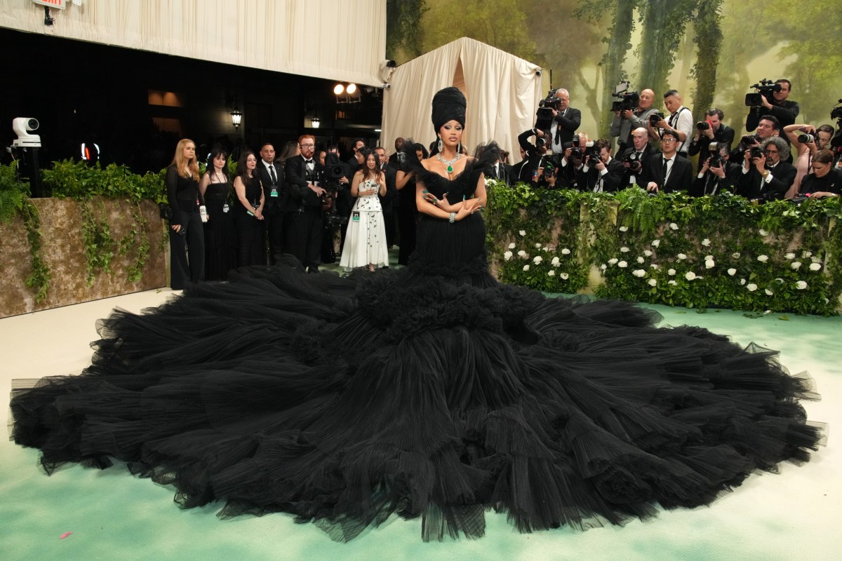 NEW YORK, NEW YORK - MAY 06: Cardi B attends The 2024 Met Gala Celebrating "Sleeping Beauties: Reawakening Fashion" at The Metropolitan Museum of Art on May 06, 2024 in New York City. 