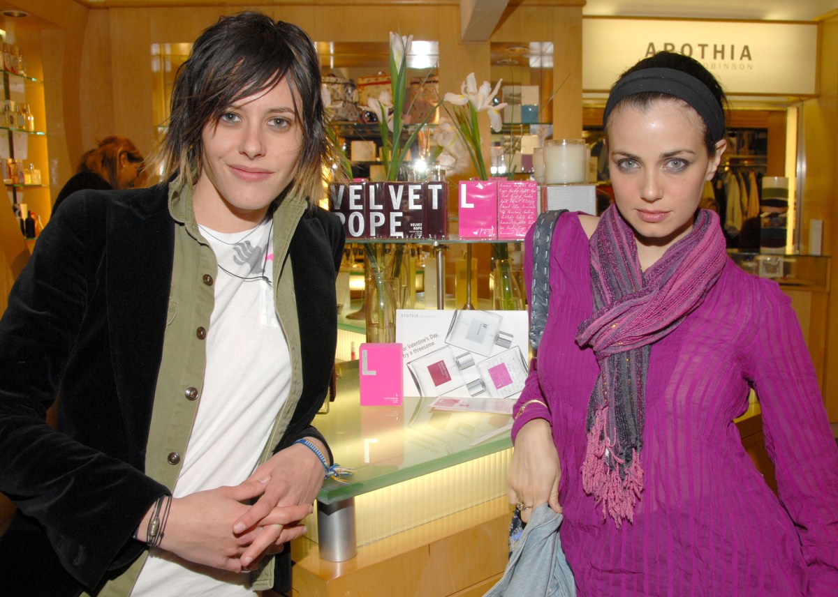 Katherine Moennig and Mia Kirshner (Photo by Mark Sullivan/WireImage)