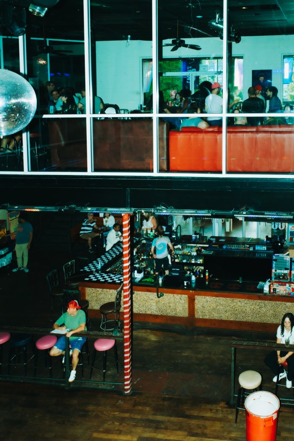 The interior of Sue Ellen’s two floors during their trivia night event