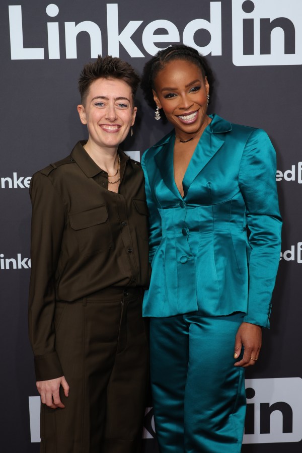 NEW YORK, NEW YORK - MAY 13: Amber Ruffin (L) attends 28th Annual Webby Awards at Cipriani Wall Street on May 13, 2024 in New York City. 