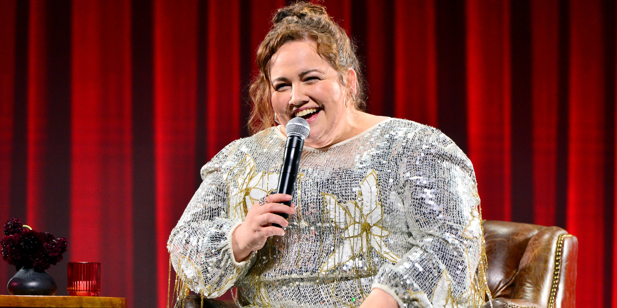 LOS ANGELES, CALIFORNIA - JUNE 01: Jessica Gunning speaks onstage at Netflix FYSEE: Baby Reindeer at Sunset Las Palmas Studios on June 01, 2024 in Los Angeles, California. (Photo by Jerod Harris/Getty Images for Netflix)