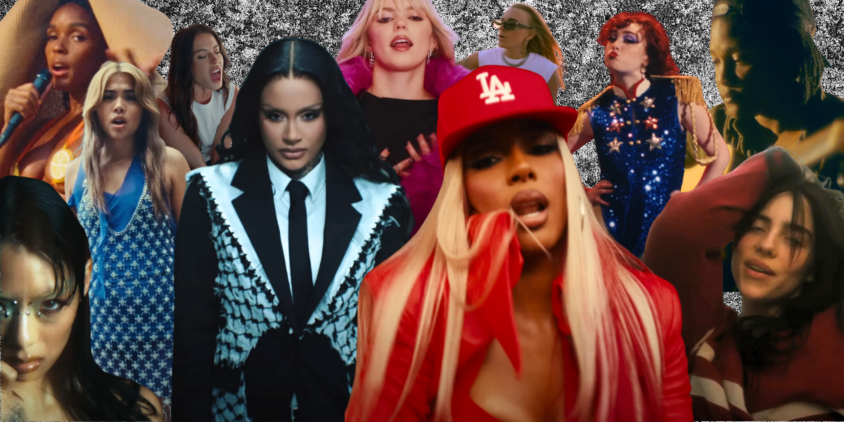 Kehlani Renee Rapp Chappell Roan Fletcher Victoria Monét Janelle Monáe Rina Sawayama Joy Oladokun G Flip Billie Eilish Hayley Kiyoko