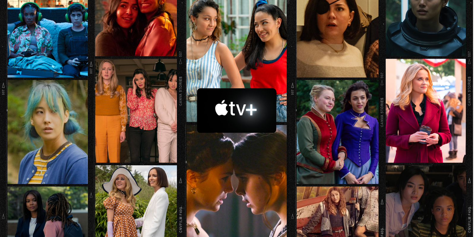 collage of apple tv shows