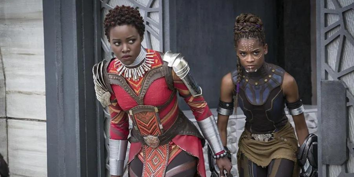 Nakia and Shuri in Black Panther