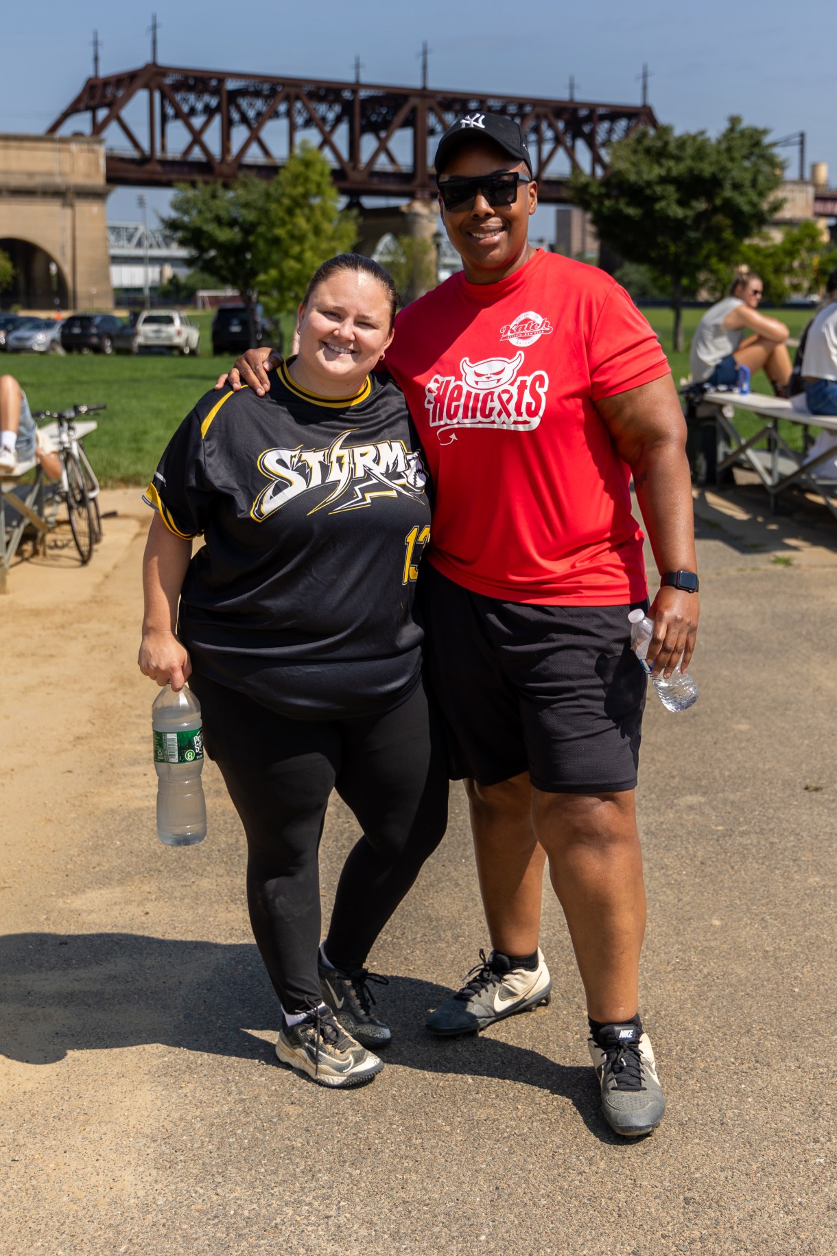 Regina and Zinny in between games