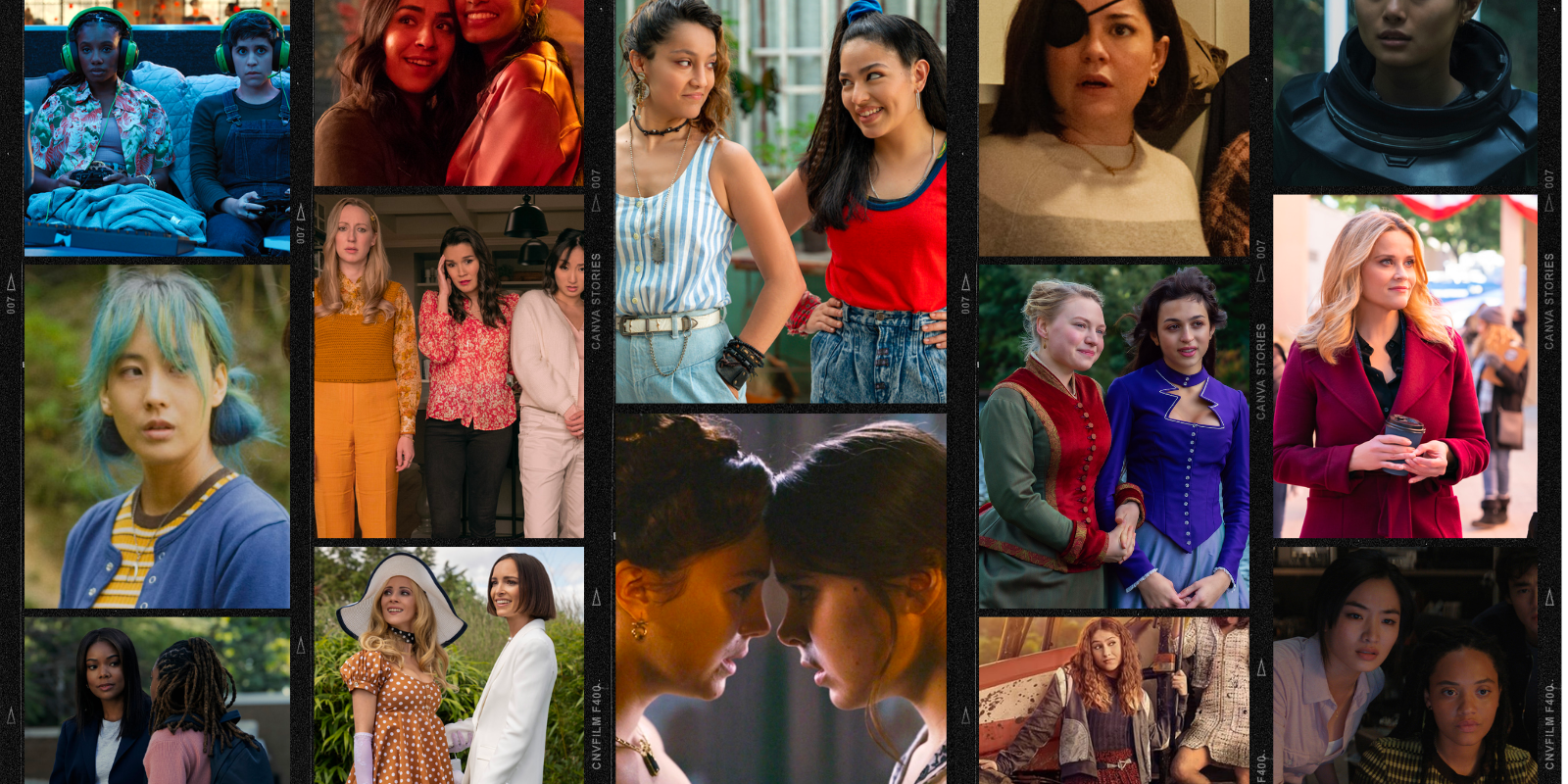 collage of queer tv shows on apple tv