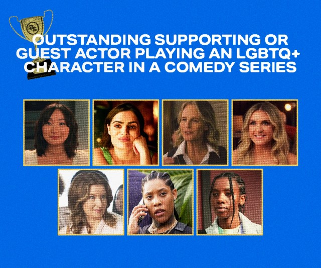 Outstanding Supporting or Guest Actor Playing an LGBTQ+ Character in a Comedy Series photos of the nominees