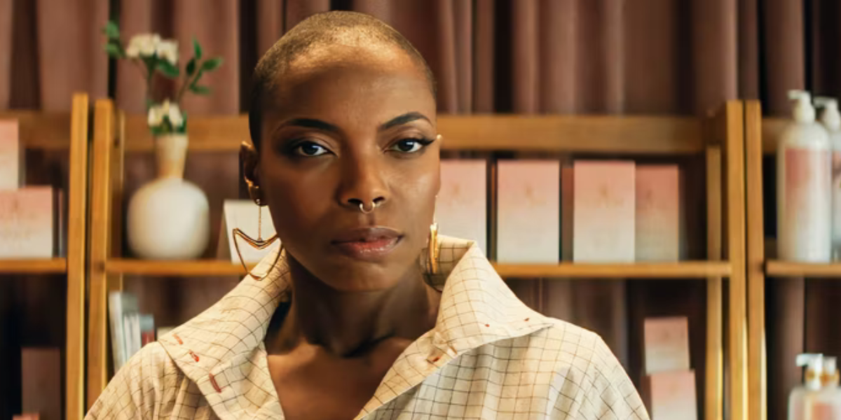 Interview: a close up of Sasheer Zamata in Agatha All Along.