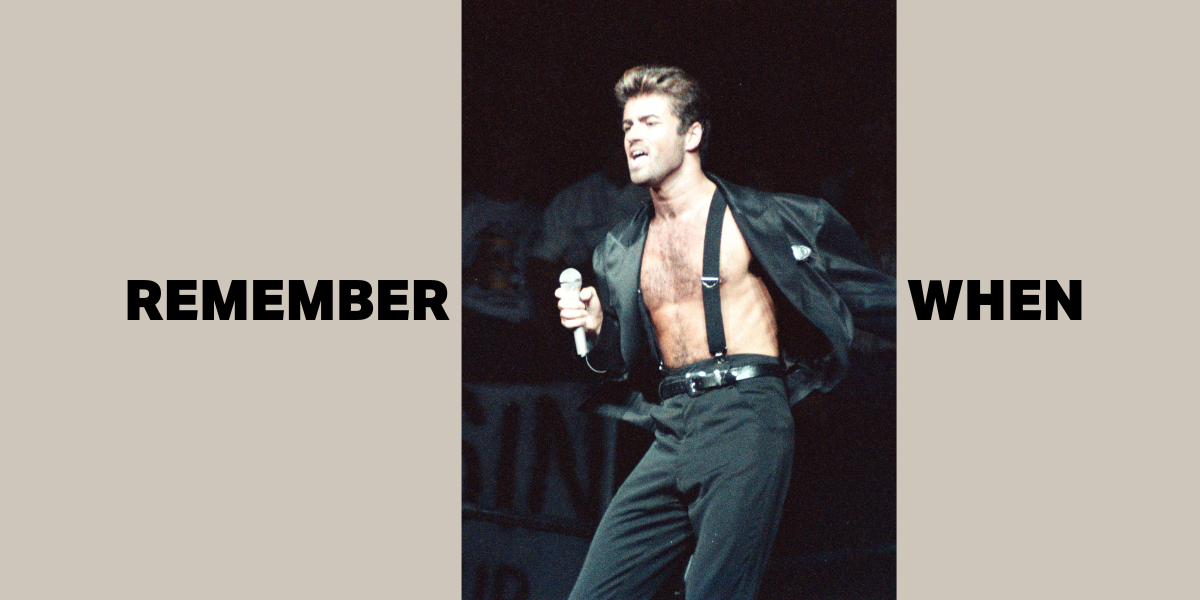 George Michael dancing. REMEMBER WHEN