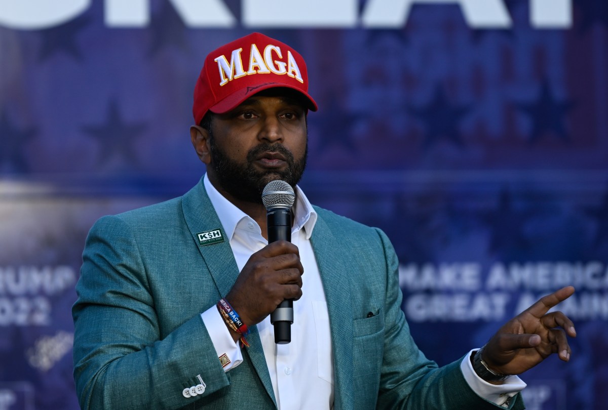 CHARLOTTE, USA - OCTOBER 10: Kash Patel at the Team Trump Bus Tour in Charlotte, United States on October 10, 2024. (Photo by Peter Zay/Anadolu via Getty Images)