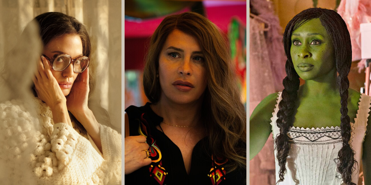 Angelina Jolie, Karla Sofía Gascón and Cynthia Erivo are queer nominees in for the 2024 golden globes