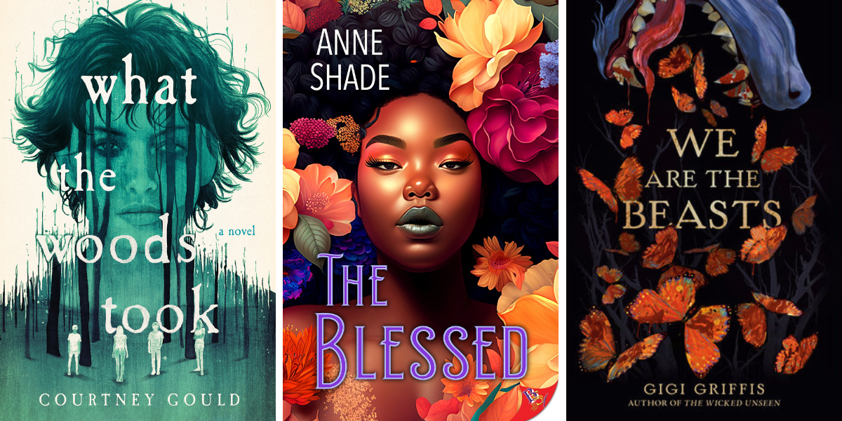 What the Woods Took by Courtney Gould (YA Horror)

The Blessed by Anne Shade (Romantasy)

We Are The Beasts by Gigi Griffis (Horror)
