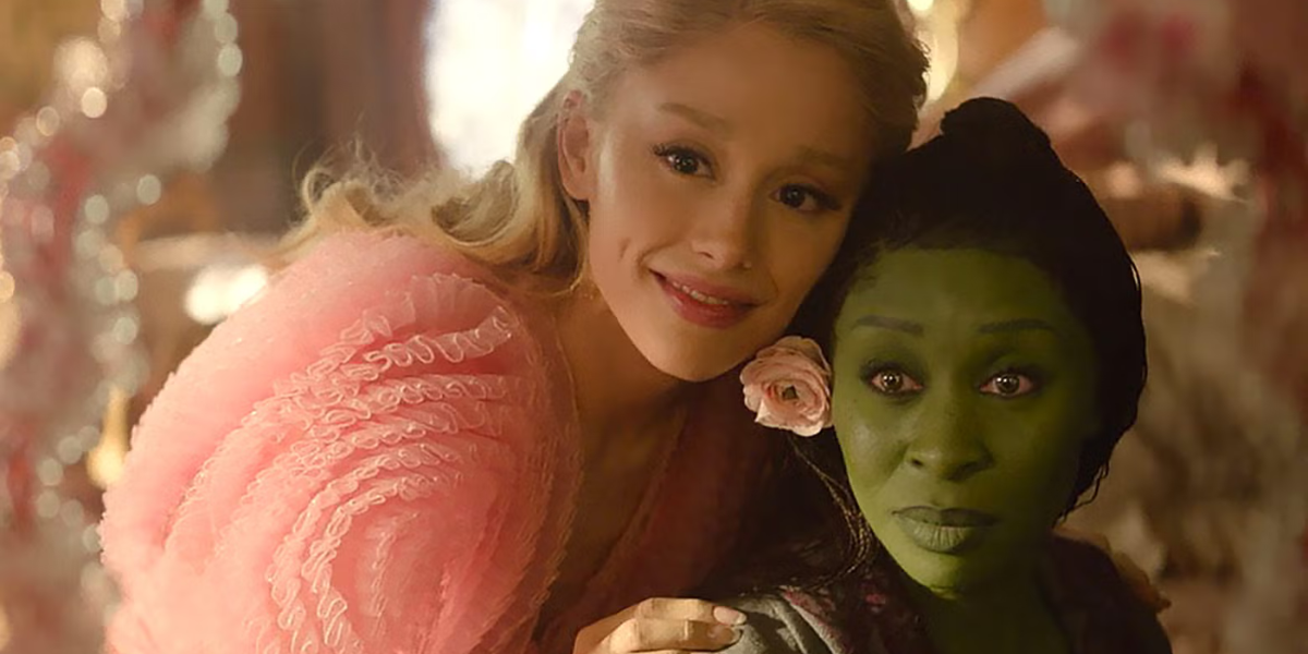 Glinda and Elphaba in Wicked part one