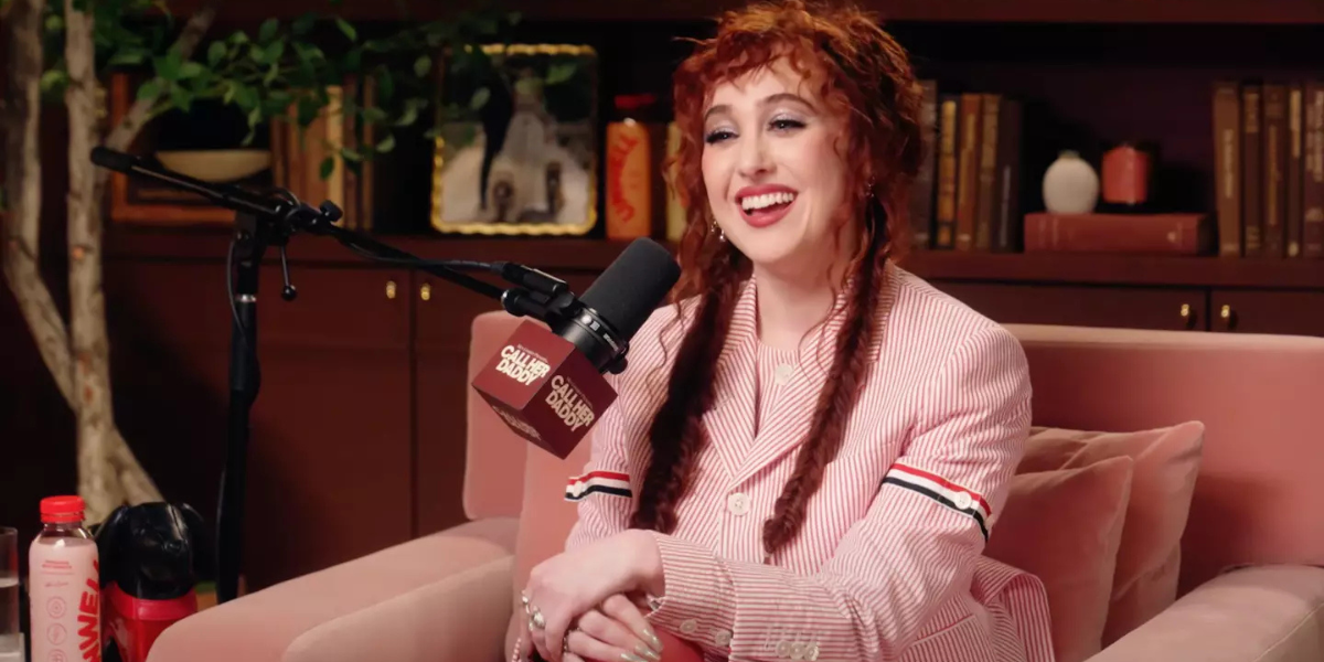 Chappell Roan talking on the Call Her Daddy podcast