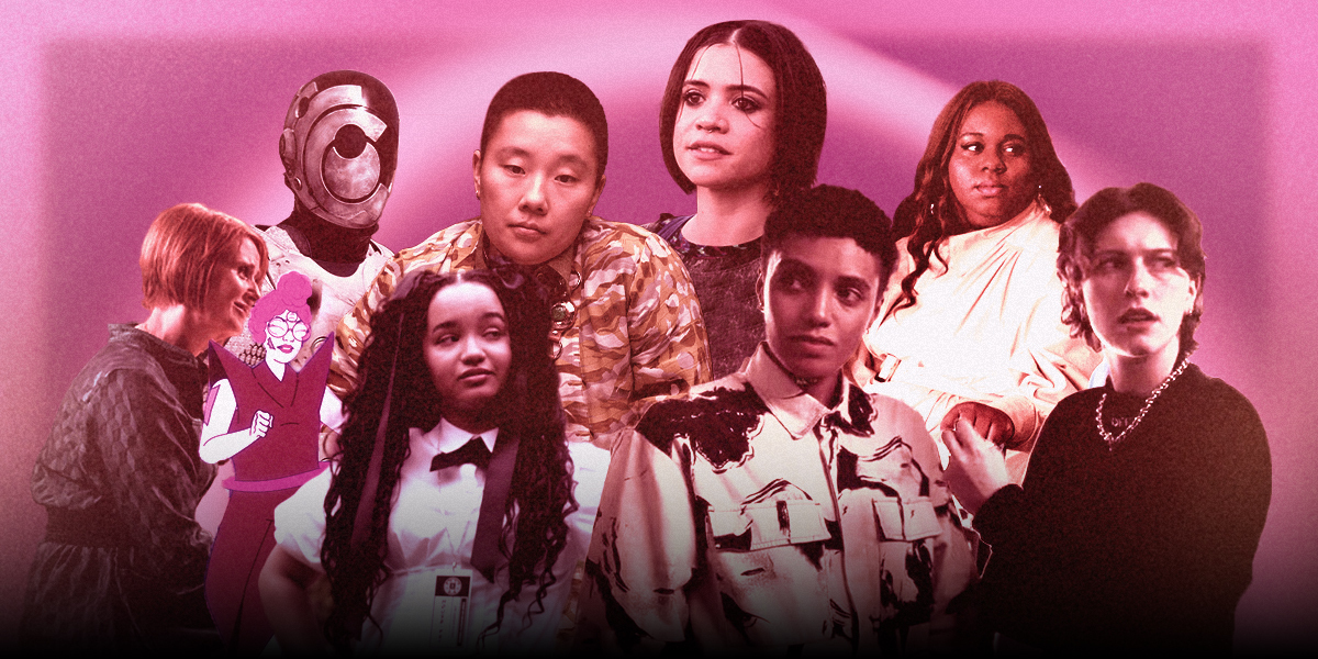 collage of characters for tv shows and films debuting in may 2025