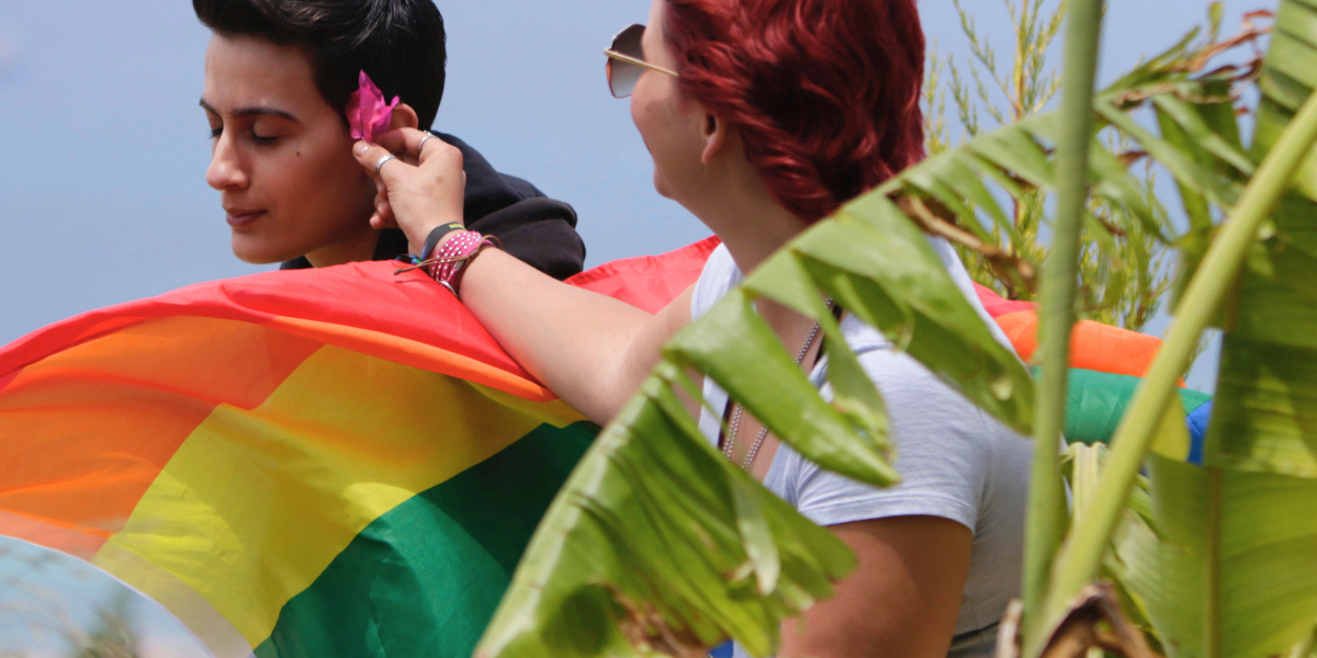 two Arab lesbians