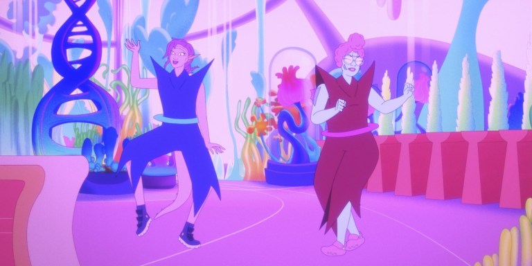 second best hospital in the galaxy: sleech and klak dance in fancy clothes