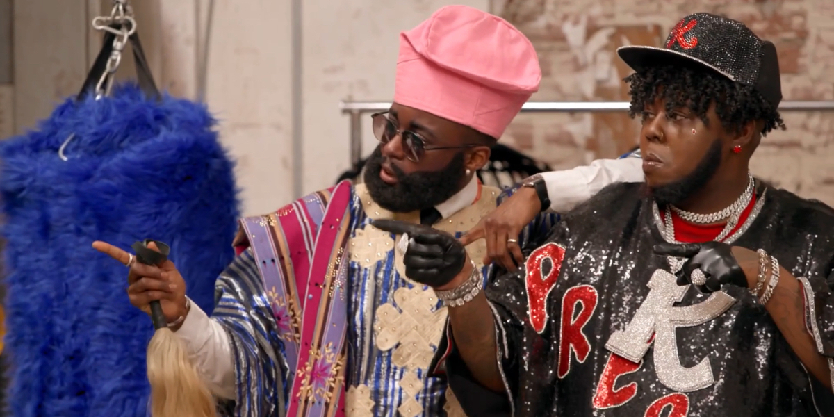 King of Drag premiere: King Molasses and Pressure K point in unison when picking teams