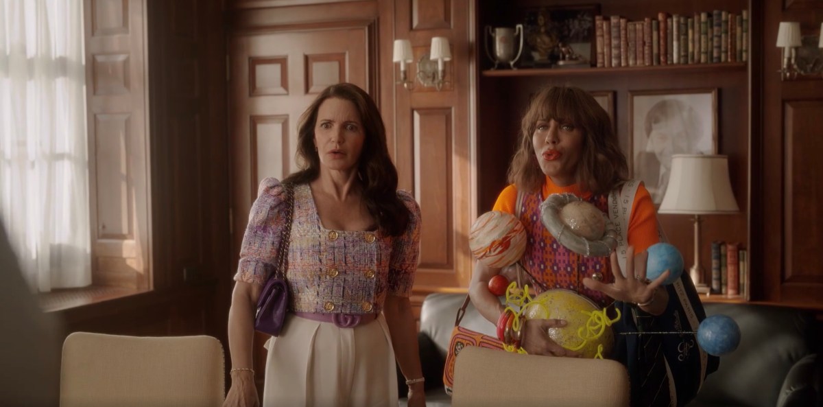 lisa and charlotte in the admissions office