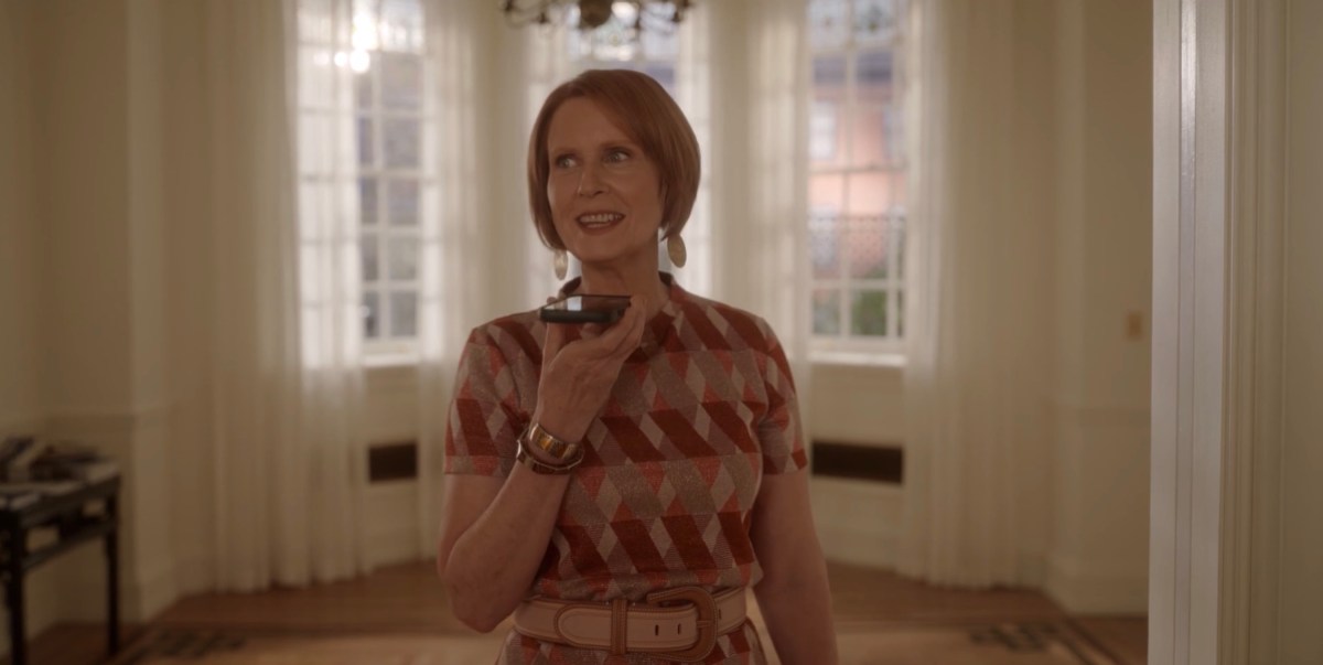 miranda on the phone with carrie