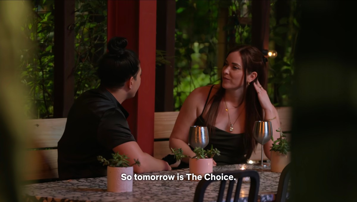 "So tomorrow is the choice"