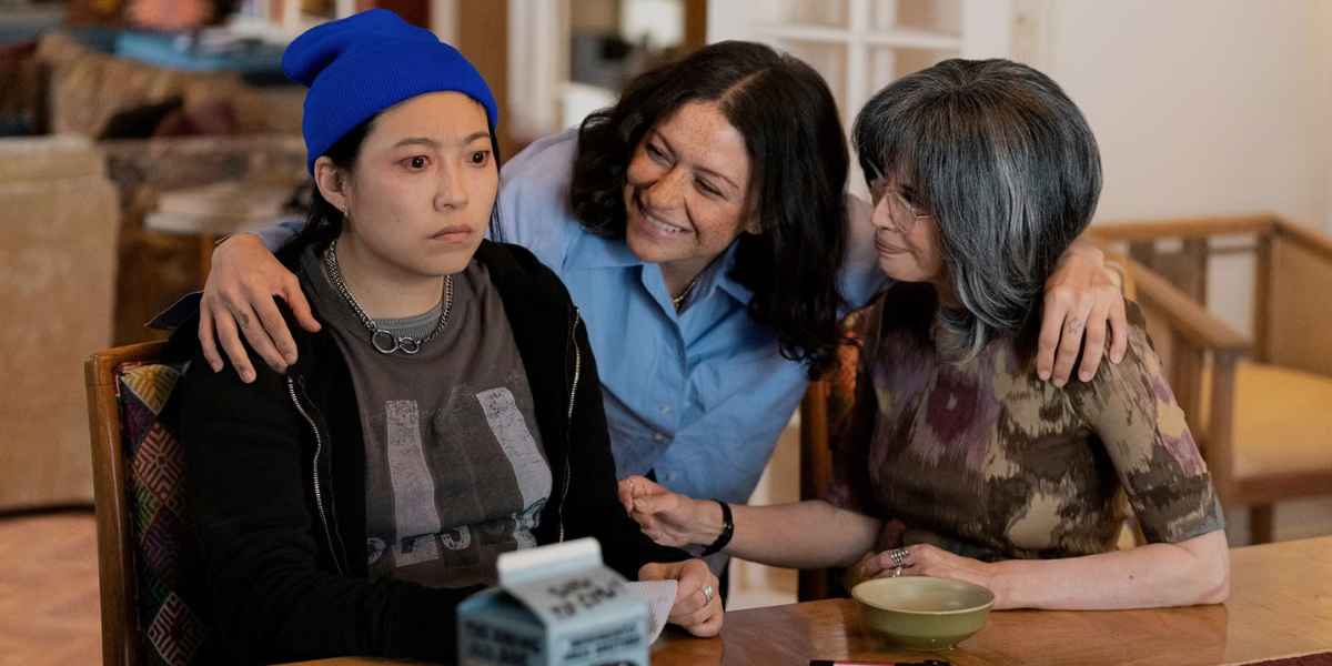 Awkwafina, Alia Shawkat, and Lauren Tom on Poker Face