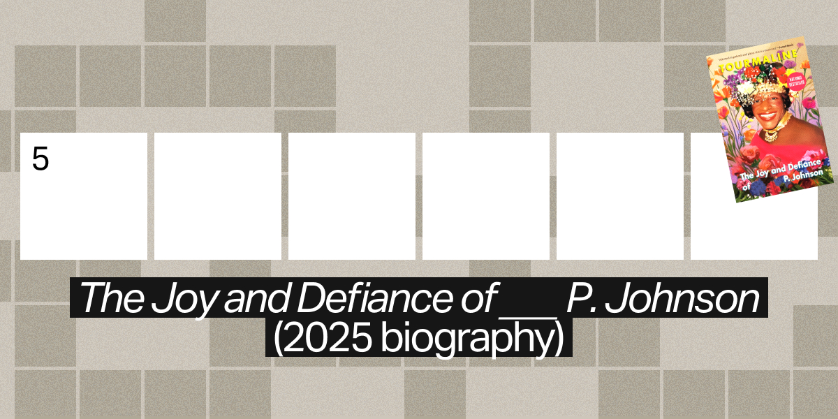 5 across / 6 letters /