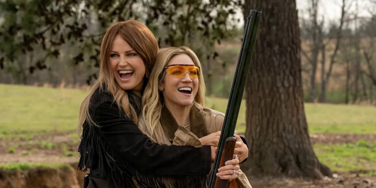 sophie and margo a tthe hunting range