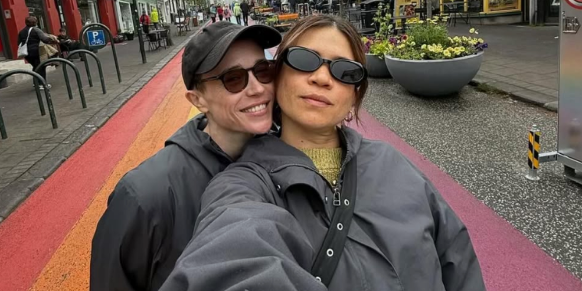 Elliot Page and Julie Shiplett