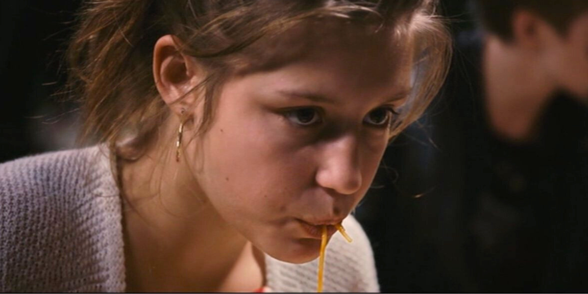 Blue Is the Warmest Color pasta scene