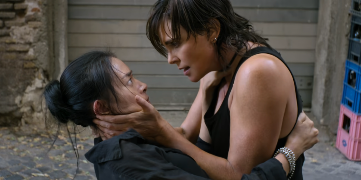 the lesbian couple in The Old Guard 2