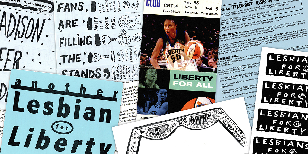 lesbians for liberty paraphernalia courtesy of the lesbian herstory archives