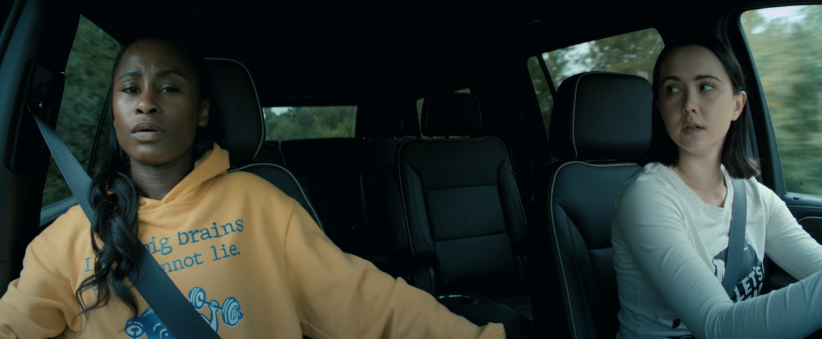 Gen V 207-3 jordan drives while annabeth holds on for dear life